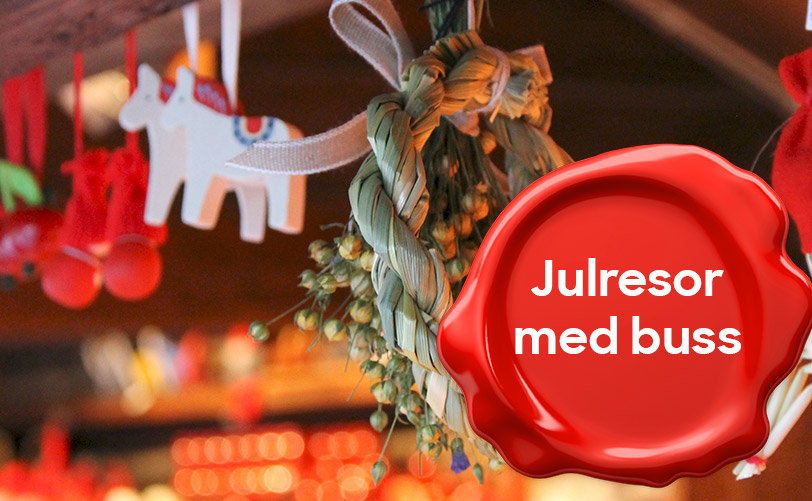 Julresor med buss Viking Line Buss